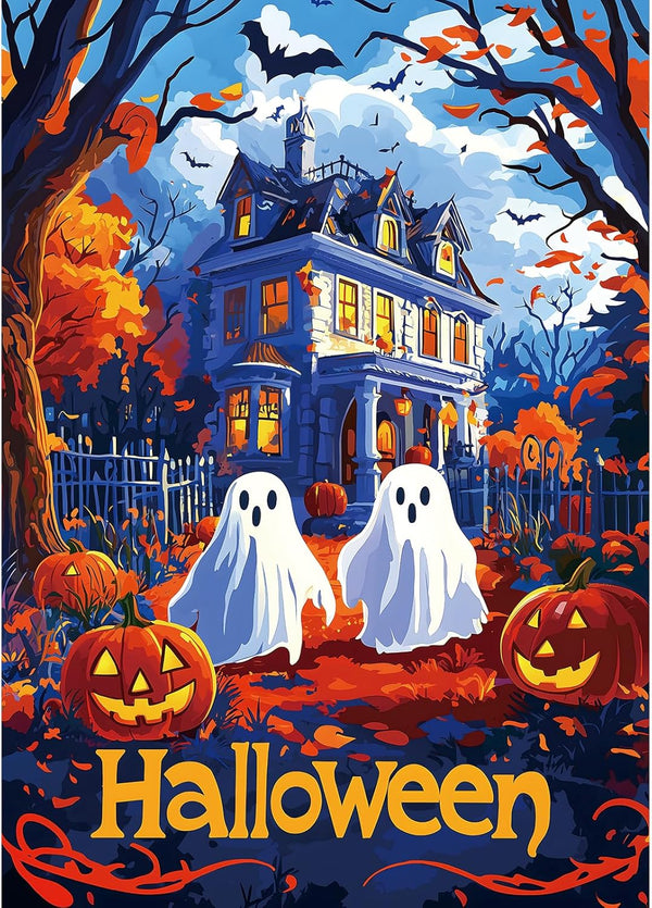 Halloween Little Devil 1000 Piece Puzzles, Hard Challenge Art Jigsaw Puzzles, for