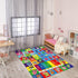 Kids Rug for Playroom, ABC Play Mat Educational Rugs, Soft Non-Slip Rug Toddler Baby Play Mat, Alphabet Carpet for Boy