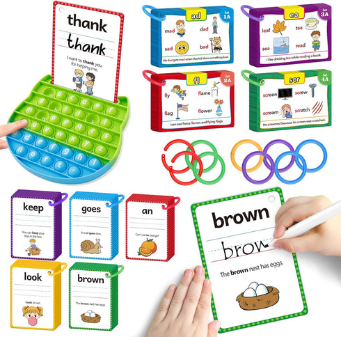 Aizweb Sight Words Flash Cards, Phonics Games Learn to Read Spelling Reading
