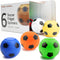 Global Gumball Entervending Fidget Spinners - 6 Pcs Mini Soccer Stress Balls in Gift Box for Kids