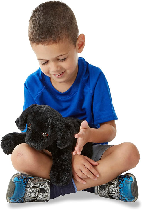 Melissa & Doug Benson Black Lab Stuffed Animal Puppy Dog
