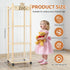 Vecxoty Tower,56In Stuffed Animal Storage Zoo Wooden Large Stuffed Animal Holder Organizer with Wheels,Stuffy Plushies