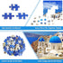 1000 Piece Jigsaw Puzzle - Aegean Sea Santorini Landscape for Adults & Teens, Natural Scene Gift