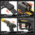 1: 1 Set 14+ 700Pcs Fluorspar blaster Building Block Gun for Adults, Pistol Building for Boys Age Model Gun That Shoot