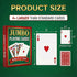 5X7 Inch Bedwina Giant Jumbo Playing Cards, Large Print Playing Cards for Seniors, Kids, Adults - Funny Deck