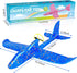 2 Pack 15/25s 3-12 Fuwidvia Electric Foam Airplane Toy, LED Plane Toy for Boys, Outdoor Flying Toy Birthday Gifts
