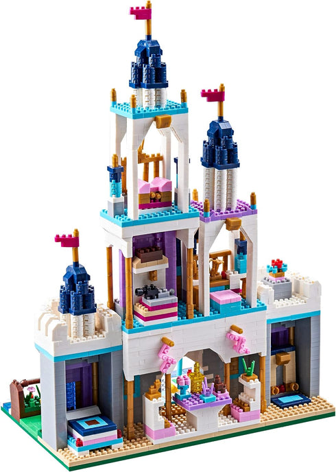 Micro Block World Architecture Amusement Park - Big Dream Castle Model (2800+PCS) Mini Blocks Building Toy