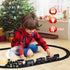 Set Sets 3 4 5 6 7 8 Train for Kids, Train Toy w/Steam, Light & Sounds, Christmas Train for Under The Tree, for Year