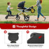 LyeXD Board,2in1 55lbs, Universal Stroller Stroller Ride Board, Buggy Board with Detachable Seat Standing Board