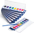 Sets Pack 12, 8 Bedwina Watercolor Paint for Kids - Bulk of Washable Water Color Paints in Palette Tray and Painting