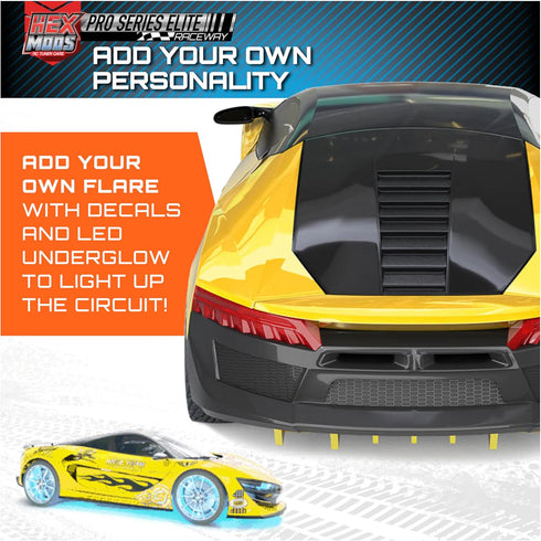 HEXBUG HEXMODS Pro Series Elite Rechargeable Remote Control Car, Buildable Scale Model STEM Toys for Kids & Adults 14+