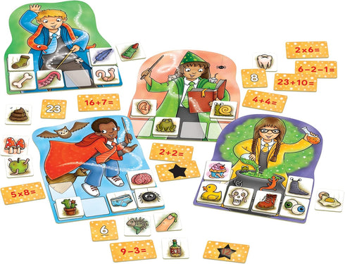Orchard Toys Moose Games Magic Maths Game for Ages 5-7, Exciting Math Game for 2-4 Players
