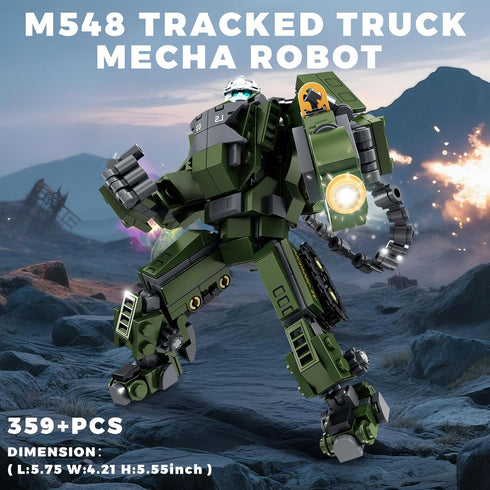 Set, 4 14+ (1448 Transforming Mech Robot Building Blocks Kinds of Destroy Warrior City Mecha Action Figure