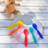 Youngever 18 Pcs Plastic Toddler Utensils, Large Size Plastic Kids Forks Spoons, Top Dishwasher Safe, Set of 9 Rainbow