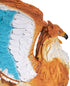 Griffin Hieracosphinx Figurine Collectible Action Figure, 7 Inches Long Statue for Office Table Decorations