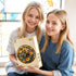 Decor(L-13.4 13.4in 300pcs) Wooden Puzzles for Adults, Leisurely Bee Wood Puzzles Adult, Unique Animal Shaped Wooden