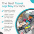BE Family Travel Kids Car Seat Travel Tray, Car Accessories for Children, Car Seat Snack Tray, Traveling Essentials