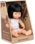 15'' Asian Girl Doll with Down Syndrome (Box) - Made in Spain, Anatomically Correct by Miniland