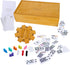 Set, 12 Set Holders*8, Trains*9, Scoreboards*2, GOTHINK Mexican Train Dominoes Double Dominos for Kids Adults
