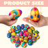 24 JOYIN PCS Easter Eggs Colorful and Squishy Toy, Slow Rising Stress Relief Fidget Toy Squeeze Easter Eggs, Basket