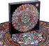 Bgraamiens Puzzle - Mandala Petals - 1000 Pieces Round Puzzle - Color Challenge for Adults and Kids