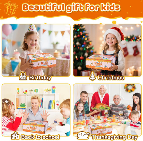 52 Sets, Set Set EFO SHM PCS Kids Cooking Montessori Pretend Play Kitchen Toys for Real Cooking Baking, Toddler Knife