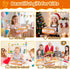 52 Sets, Set Set EFO SHM PCS Kids Cooking Montessori Pretend Play Kitchen Toys for Real Cooking Baking, Toddler Knife