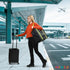17" 16.5" 9.5" Reperkid Booster Seat Travel Bag for Airplane, Black and Green, H x W x D, Compatible with Gb Pockit
