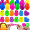 12 Pack Easter Eggs Filled LED Chick Duck Puffer Balls Easter Egg