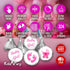 324 Pink Its a Girl Baby Shower Favors Stickers for Baby Shower or Baby Sprinkle Party Decorations, Made in USA