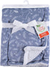 Yoga Sprout Forest Mink Blanket with Sherpa Backing