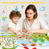 6 Sets 1-3, 2-4, 3 4 5 6 Reusable Sticker Book for Toddlers Jelly Stickers Book for Kids Travel Sticker Activity Toys