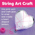 8+) Creativity for Kids String Art Heart Light Kit | Create a Glowing Heart Lantern with Easy String Art | Relaxing DIY