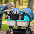 ZZM Double Stroller Organizer for Bob Duallie and Baby Jogger City Mini GT2, Double Baby Stroller Accessories