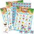 Liliful 35 Pcs Summer Bingo Games - 24 Players Beach Party Bingo Cards for Family & Classroom Activities