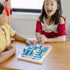 Melissa & Doug Flip to Win Travel Memory Game - Wooden Game Board with 7 Double-Sided Cards