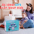 Upgraded Kids Drum Set for Toddlers 1-3, Plastic Musical Jazz Drum Instruments Kit for Birthday