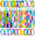 IERKEIE 120 Pcs Pop Bubble Bracelet Fidget Toys, Pop Wristband Fidget Bulk Toy