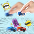 Jerify 144 Pieces Mini Pull Back Car Toys Bulk Friction Powered Colorful Racing Vehicles for Birthday Goodie Bag Fillers