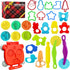 Yunerkita Play Dough Tools Set, Kids Clay Molds Kit with Animal Letters Numbers