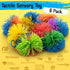8 Pack 3 4 5 6 7 8 Stringy Balls & Sensory Toys - Fidget Toys Sensory Gifts for Kids Ages + Year Old - Best Stress
