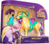 Unicorn Academy, Ava & Leaf Set with 2 Riding Accessories & Hair Styling Tool, Dolls & Unicorn Toys for Girls