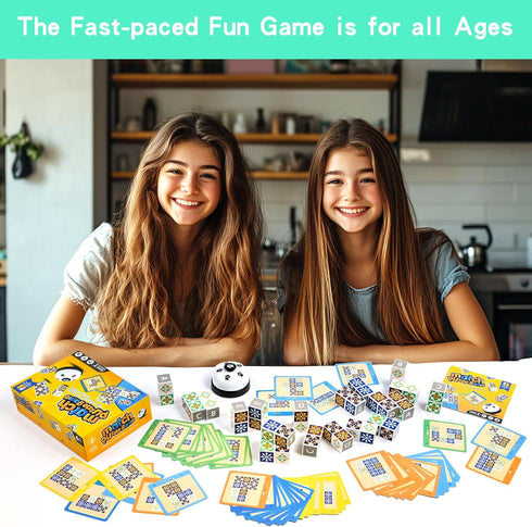 Wooden Match Puzzle Game Popular Board Games for Family Night, Pattern Matching Puzzle Game, Block Match Puzzles