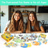 Wooden Match Puzzle Game Popular Board Games for Family Night, Pattern Matching Puzzle Game, Block Match Puzzles