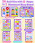 Walenty Busy Board Montessori Toys for Toddler Boy Girl Birthday Gifts, Busy Book Sensory Learning Toys for Toddlers