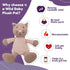 "Cat Stuffed Animals Warmie for Kids - 12 Inch Microwavable Plush Pal with Dried Lavender Aromatherapy"