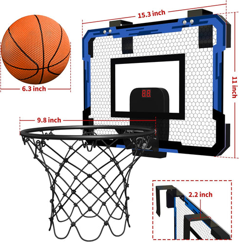 QDRAGON Mini Basketball Hoop for Indoor Play
