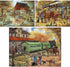 Set 300 18" 24" Bits and Pieces Value of Three Large Piece Jigsaw Puzzles for Adults Jigsaw Puzzles Designed by Artist