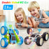 360 4WD 3+ Remote Control Car, Flips Rotating RC Stunt Car with USB-C Charge Modular Battery, RC Cars with LED Lights