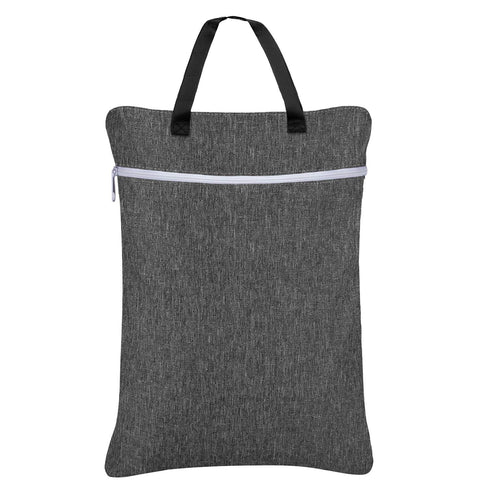 Damero Hanging Wet Dry Bag, Reusable Laundry Wet Bag with Two Compartments